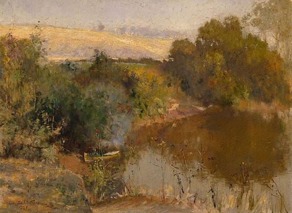 Walter Withers The Yarra below Eaglemont Spain oil painting art
